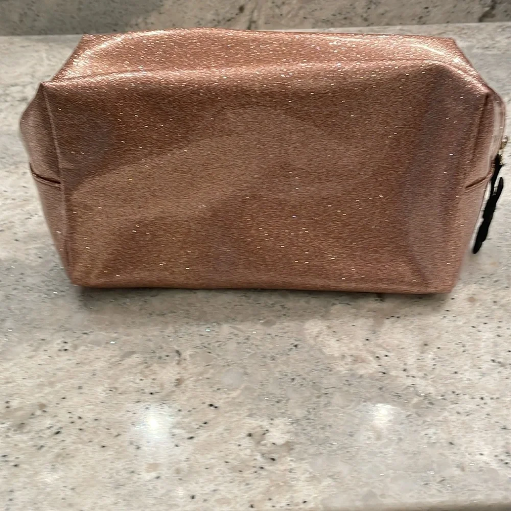 Kate Spade Davie Terrace makeup bag in Rose Gold